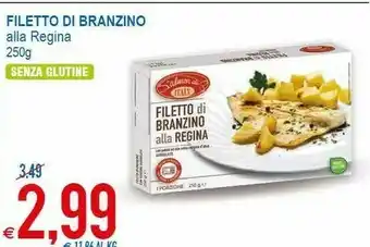 MD Discount Salmon du italy Filetto Di Branzino Alla Regina Senza Glutine offerta