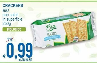 MD Discount Bio Crackers Non Salati In Superficie offerta