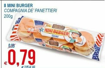 MD Discount Compagnia dei panettieri 8 Mini Burger offerta