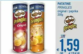 MD Discount Pringles Patatine Original / Paprika offerta