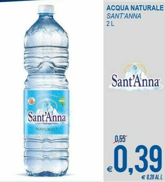 Sant'anna Acqua Minerale Naturale 2000 G(ml)