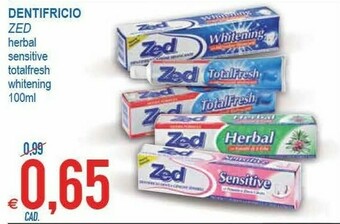 MD Discount Zed Dentifricio Herbal offerta
