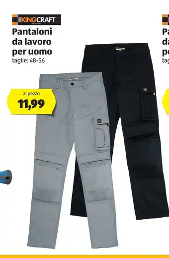 ALDI Pantaloni da lavoro per uomo offerta