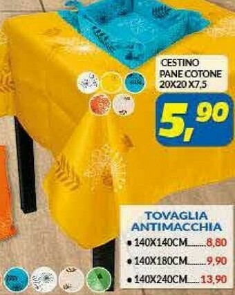 Risparmio Casa Tovaglia Antimacchia offerta