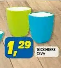 Risparmio Casa Diva Bicchiere offerta