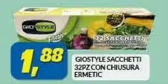 Risparmio Casa Gio Style Sacchetti Con Chiusura Ermeic offerta