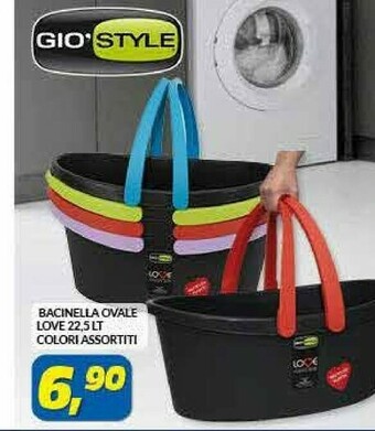 Risparmio Casa Gio Style Bacinella Ovale Love offerta