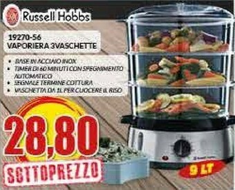 Russell hobbs Vaporiera 3 Vaschette 19270-56