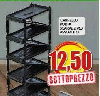 Risparmio Casa Carrello Porta Scarpe Zip10 offerta