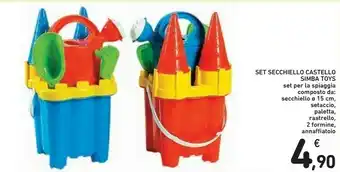 Conad Simba toys Set Secchiello Castello offerta