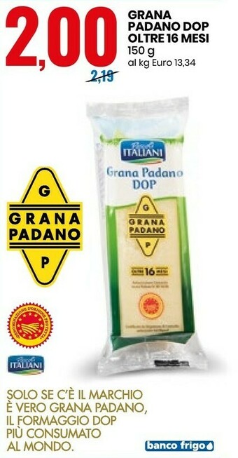 Pascoli Italiani Grana Padano DOP Oltre 16 Mesi