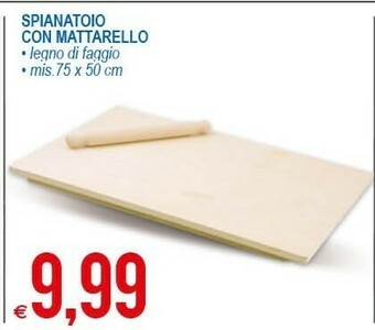 MD Discount Spianatoio Con Mattarello offerta