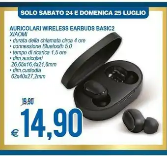 MD Discount Xiaomi Auricolari Wireless Easrbuds Basic2 offerta