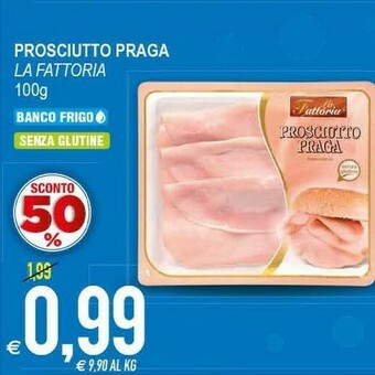 MD Discount La Fattoria Prosciutto Praga Senza Glutine offerta