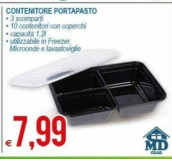 MD Discount Contenitore Portapasto offerta