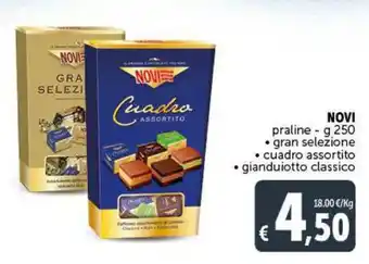 Deco Superstore Novi praline - 250 g /gran selezione / cuadro assortito / gianduiotto classico offerta