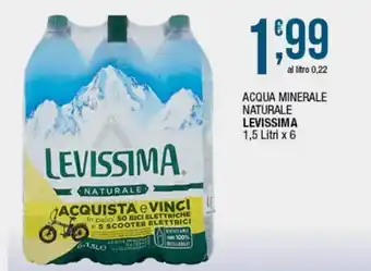 Levissima Acqua Minerale Naturale 1,5 Litri x 6