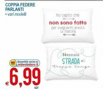 MD Discount Coppia Federe Parlanti offerta
