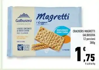 Conad Superstore Galbusera Magretti Cracker 380 G(ml) offerta