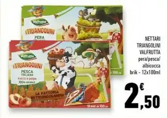 Conad Superstore Valfrutta Albicocca Succo E Polpa I Triangolini 1200 G(ml) offerta