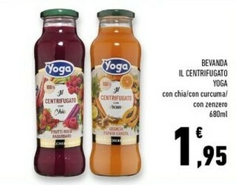 Yoga Il Centrifugato Con Chia Frutti Rossi Rabarbaro 680 G(ml)