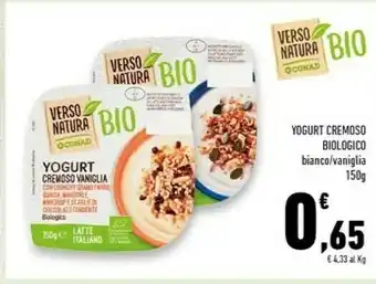 Conad Superstore Conad - Yogurt Cremoso Intero Pera Biologico Verso Natura offerta