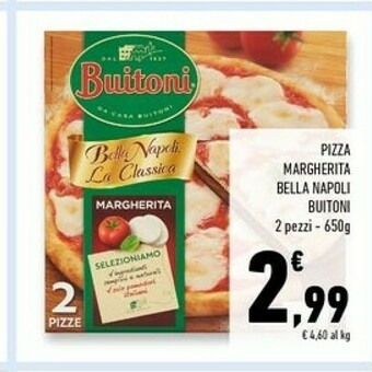 Conad Superstore Buitoni Pizza Margherita Bella Napoli offerta
