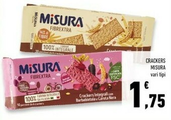 Conad Superstore Misura Crackers offerta