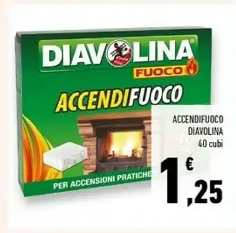 Conad Superstore Diavolina Accendifuoco offerta