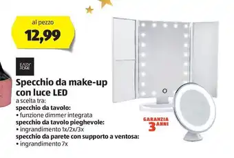 ALDI Specchio da make-up con luce led offerta
