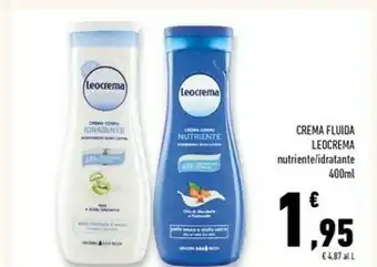 Conad Superstore Leocrema Crema Fluida Nutriente / Idratante 400 Ml offerta