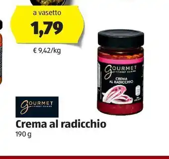 ALDI Crema al radicchio offerta
