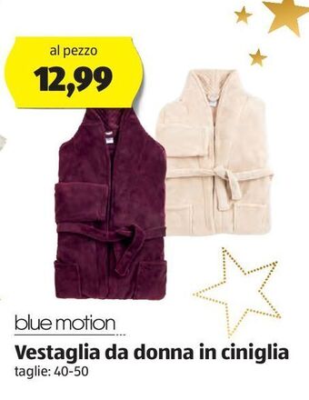 Vestaglia da donna in ciniglia