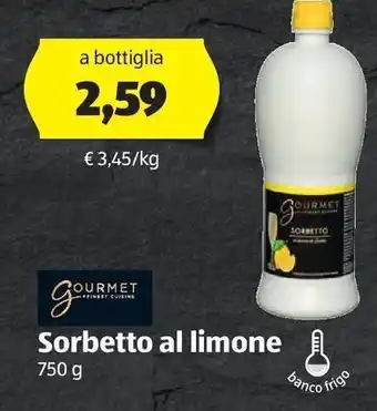 ALDI Sorbetto al limone offerta