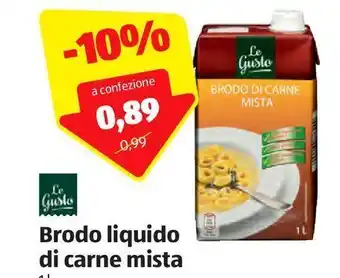 ALDI Brodo liquido di carne mista offerta