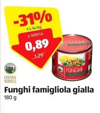 ALDI Funghi famigliola gialla offerta