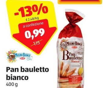 ALDI Pan bauletto bianco offerta