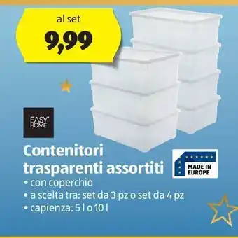 ALDI Contenitori trasparenti assortiti offerta