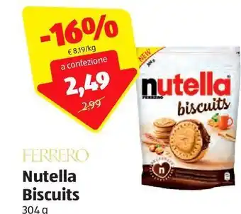 ALDI Nutella biscuits offerta