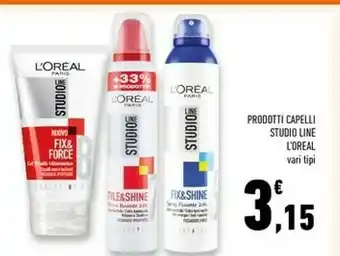 Conad Superstore L'Oreal Prodotti Capelli Studio Line offerta