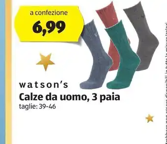 ALDI Calze da uomo, 3 paia offerta
