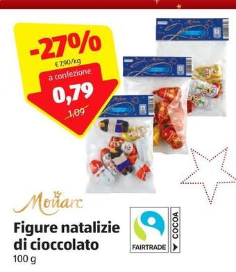 ALDI Figure natalizie di cioccolato offerta