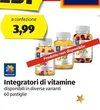 ALDI Integratori di vitamine offerta