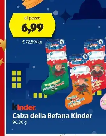 Calza della befana kinder