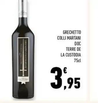 Conad Superstore Terre de la cvstodia Grechetto Colli Martani 750 G(ml) offerta