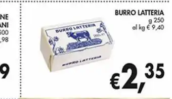 Supermercato Coal Burro latteria g 250 offerta