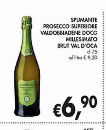 Supermercato Coal Spumante prosecco superiore valdobbiadene docg offerta