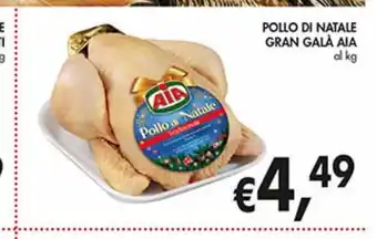 Supermercato Coal Pollo di natale gran gala aia offerta