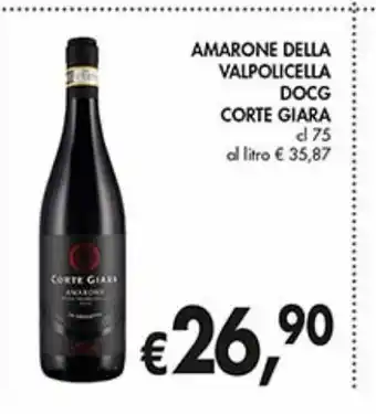 Supermercato Coal Vino amarone della valpolicella docg corte giara cl 75 offerta