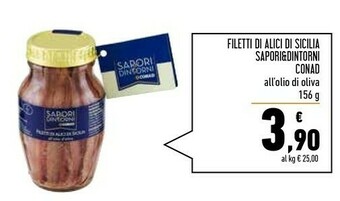Conad Superstore Filetti Di Alici Di Sicilia offerta